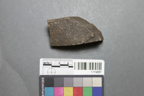 Abrading slab fragment