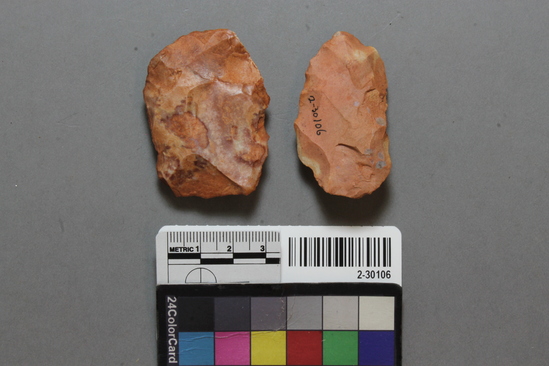 Hearst Museum object titled Blades, accession number 2-30106, described as chert blades