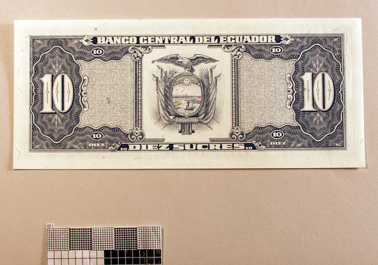 Hearst Museum object 2 of 2 titled Paper money, accession number 16-20117, no description available.