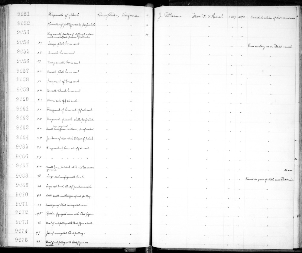 Documentation associated with Hearst Museum object titled Worked turtle shell, accession number 2-9062, described as Perforated.