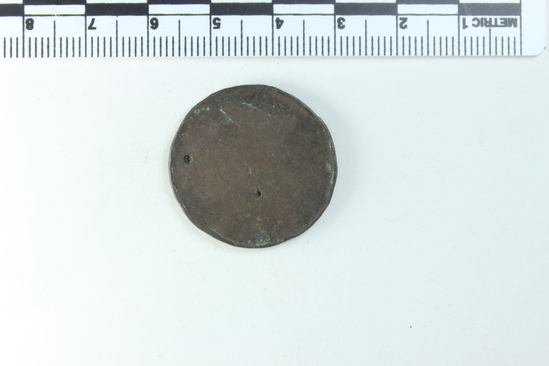 Hearst Museum object titled Coin, accession number 7-5285, no description available.