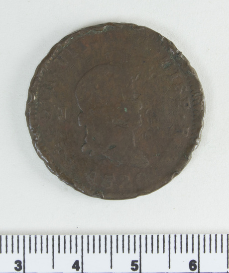 Hearst Museum object 1 of 4 titled Coin, accession number 7-5281, no description available.