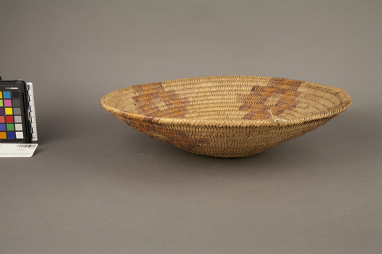 Hearst Museum object 1 of 3 titled Basket, accession number 2-18277, described as Coiled, concave.