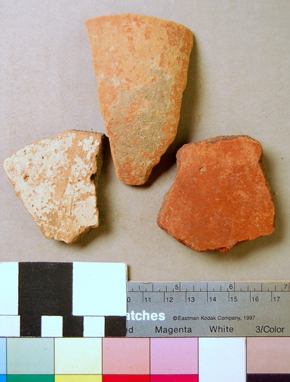 Hearst Museum object 37 of 48 titled Potsherd, accession number 5-1004, described as Potsherds