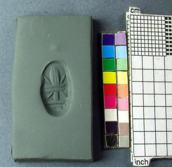 Hearst Museum object 2 of 2 titled Seal, accession number 9-17465, described as Stamp seal.