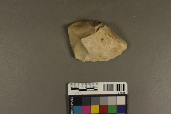 Hearst Museum object titled Flake, accession number 9-1084, described as Acheuleo-Mousterian flint