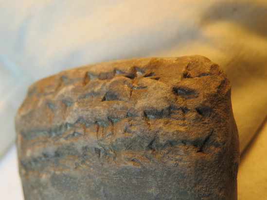 Hearst Museum object 44 of 122 titled Cuneiform tablet, accession number 9-3048, described as Mesopotamian cuneiform tablet