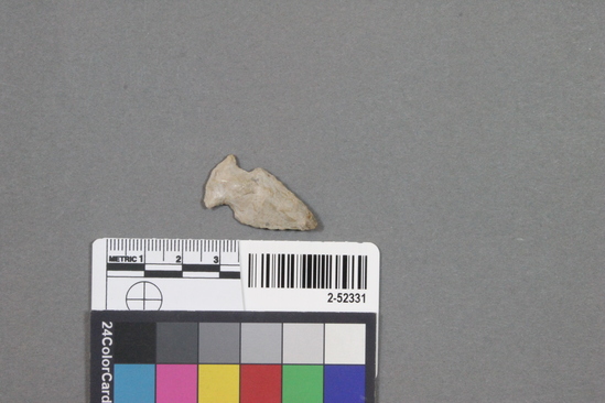 Hearst Museum object titled Projectile point, accession number 2-52331, described as Projectile point