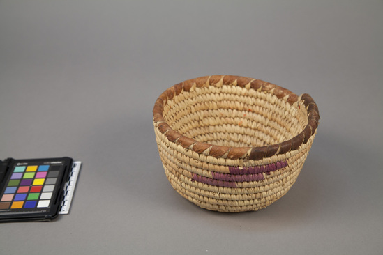 Hearst Museum object titled Coiled basket, accession number 5-14949, no description available.