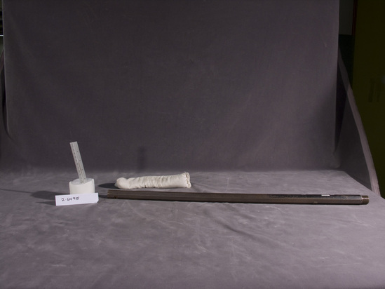 Hearst Museum object titled Rifle barrel, accession number 2-64915, described as Winchester Repeating Arms Company rifle barrel.