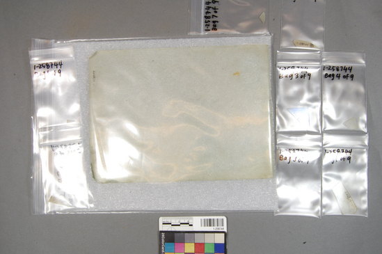 Hearst Museum object titled Plate glass, accession number 1-258744, described as No description given on catalog card