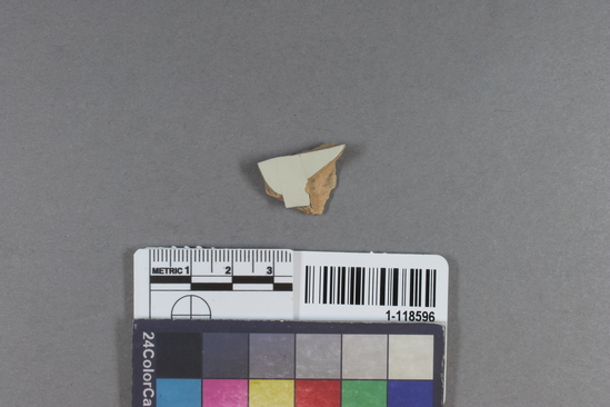 Hearst Museum object titled China fragment, accession number 1-118596, no description available.