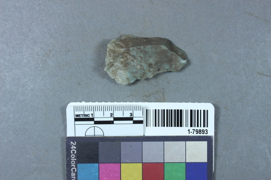 Hearst Museum object titled Flake, accession number 1-79893, described as Stone fragment