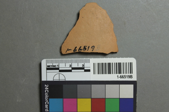 Hearst Museum object titled Potsherd, accession number 1-66519B, described as El Rio Buff.