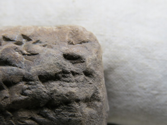 Hearst Museum object 45 of 122 titled Cuneiform tablet, accession number 9-3048, described as Mesopotamian cuneiform tablet