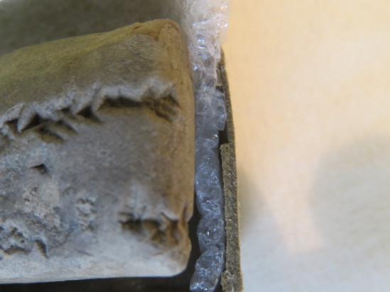 Hearst Museum object 17 of 105 titled Cuneiform tablet, accession number 9-3052, described as Mesopotamian cuneiform tablet