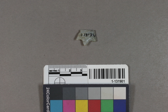 Hearst Museum object titled Point fragment, accession number 1-131901, described as Chert Point fragment.