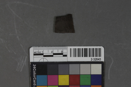 Hearst Museum object titled Point fragment, accession number 2-32043, described as Chert.