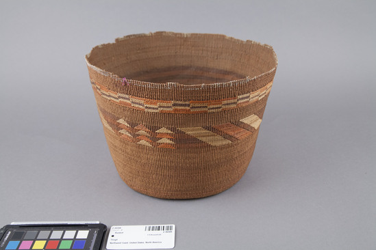 Hearst Museum object 3 of 3 titled Basket, accession number 2-36588, described as Twined.