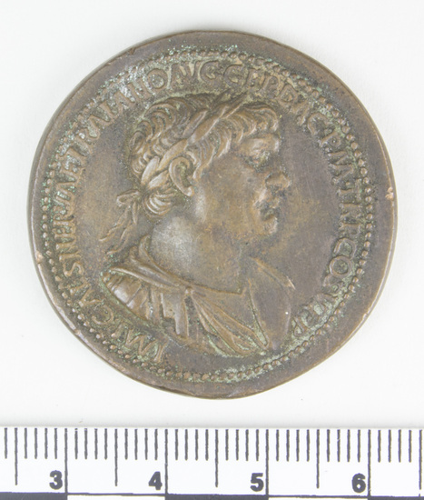 Hearst Museum object 2 of 4 titled Paduan medal, accession number 8-6052, described as -------------BLANK CARD----------------