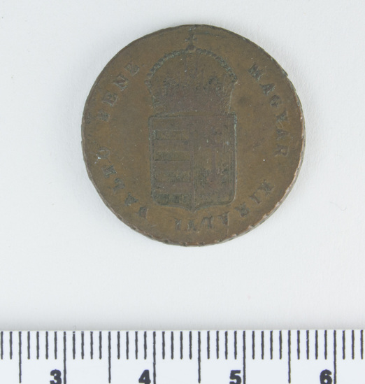 Hearst Museum object titled Coin, accession number 7-6255, no description available.