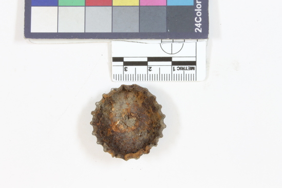Hearst Museum object titled Bottle cap, accession number 1-256712, described as 1 bottle cap