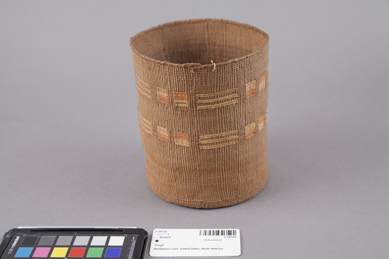 Hearst Museum object 3 of 3 titled Basket, accession number 2-18156, described as Twined.