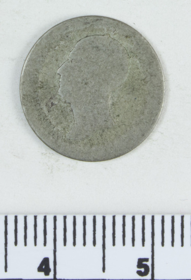 Hearst Museum object titled Coin, accession number 7-6524, no description available.