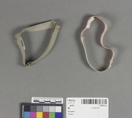 Hearst Museum object titled Garter, accession number 7-10027a,b, no description available.