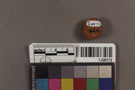 Hearst Museum object titled Tile fragment, accession number 1-220172, described as A T O