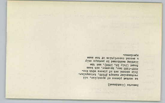 Documentation associated with Hearst Museum object titled Shell fragment, accession number 4-2097, described as Large fragment of Spondylus pictorum shell.