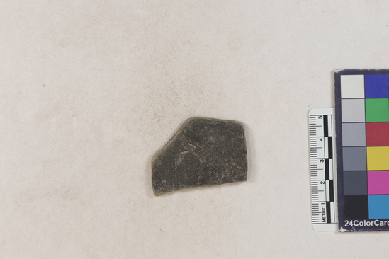 Hearst Museum object 96 of 183 titled Potsherd, accession number 16-8192, described as Potsherd: bodys Section of Manta on beach currently inhabited. Numbers  8111 to 8194 are sherds picked up on beach at low tide.