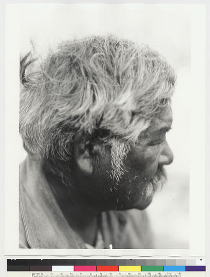 Hearst Museum object titled Black-and-white negative, accession number 15-6910, described as Butch Soledad, profile