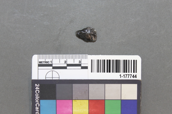 Hearst Museum object titled Projectile point, accession number 1-177744, described as Obsidian.