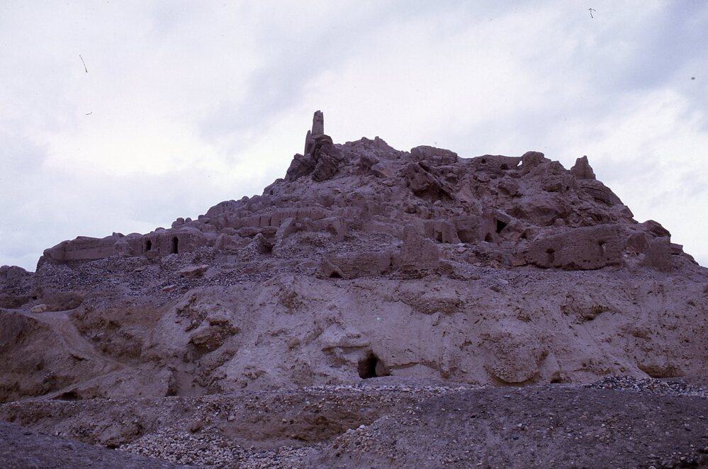 Hearst Museum object titled Color slide, accession number 25-31098, described as 35mm color slide transparency: rocky mountainside