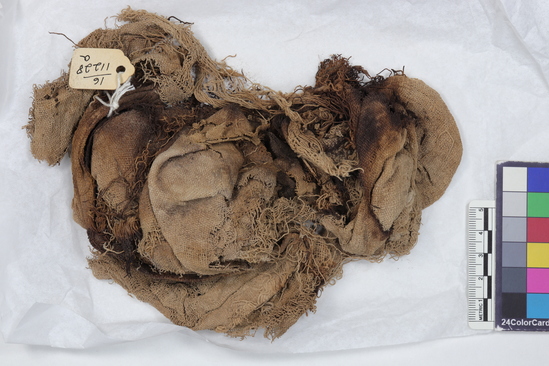 Hearst Museum object titled Textile fragment, accession number 16-11228a, no description available.