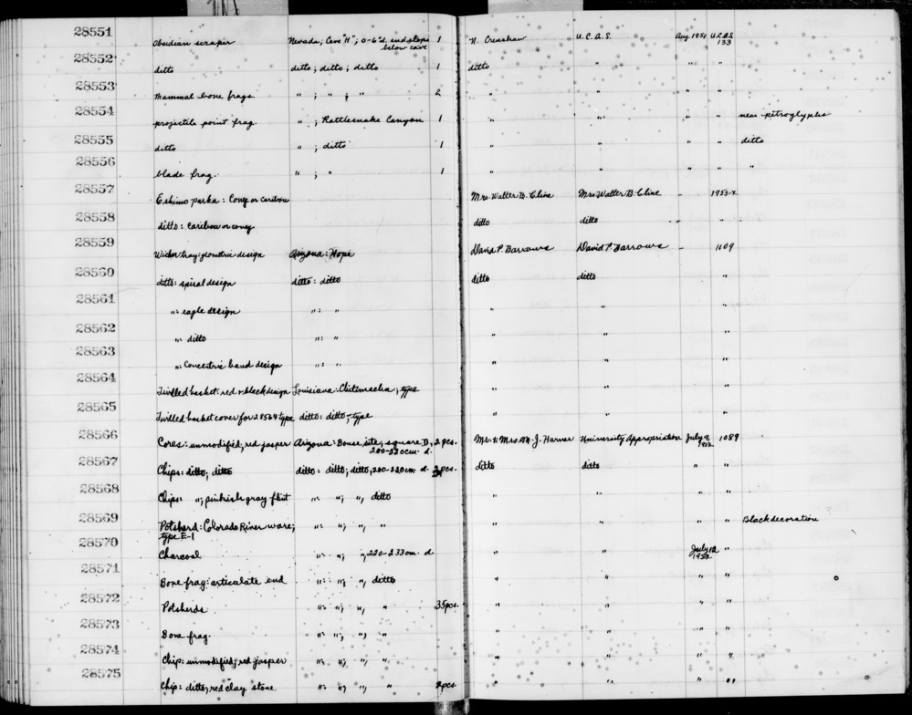 Documentation associated with Hearst Museum object titled Basket, accession number 2-28564a, no description available.