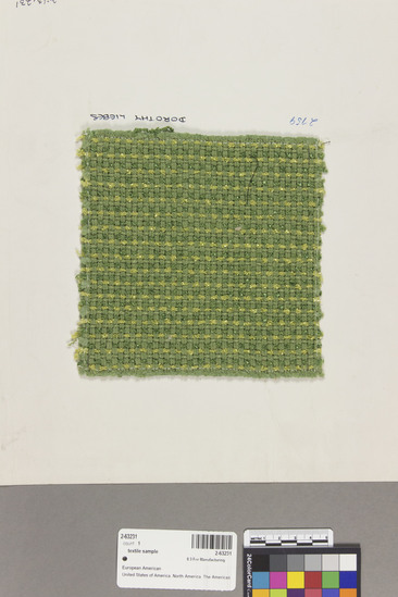 Hearst Museum object titled Textile sample, accession number 2-63231, described as xxxxx; from the Dorothy Liebes Collection.
