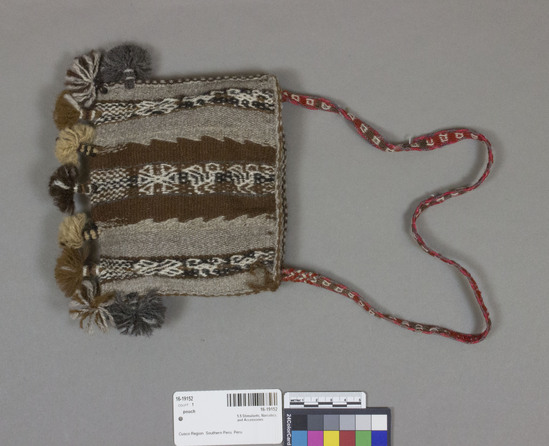 Hearst Museum object titled Pouch, accession number 16-19152, no description available.