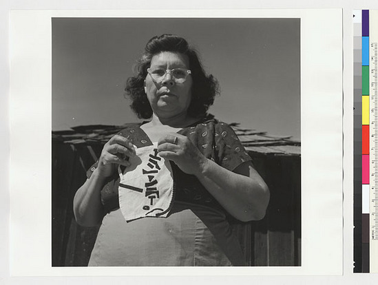 Hearst Museum object titled Black-and-white negative, accession number 15-20202, described as Essie Parrish with costume no. 13; regalia for Maru