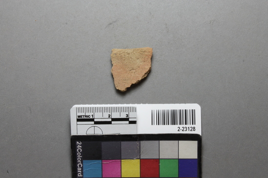 Hearst Museum object titled Potsherd, accession number 2-23128, described as Colorado River ware; type B-4