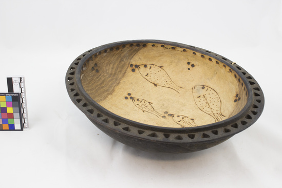 Hearst Museum object titled Bowl, accession number 5-2614, described as wood bowl