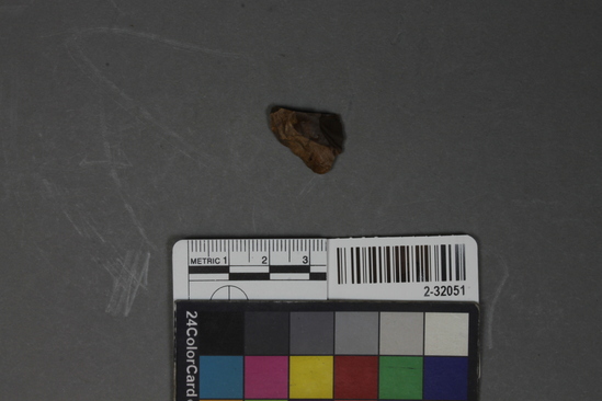 Hearst Museum object titled Point fragment, accession number 2-32051, described as Chert.