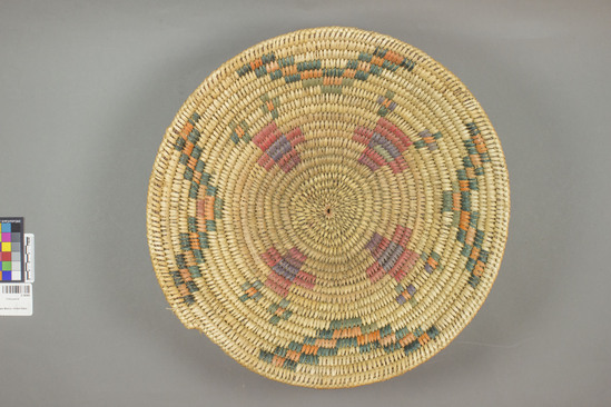 Hearst Museum object 3 of 3 titled Basket, accession number 2-18309, described as Coiled, deep concave.