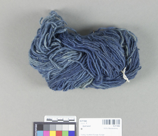 Dyed wool