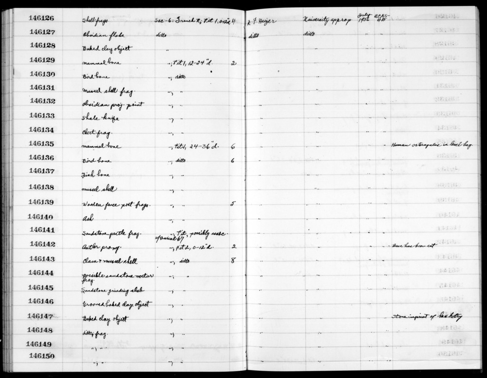 Documentation associated with Hearst Museum object titled Knife, accession number 1-146133, described as Shale