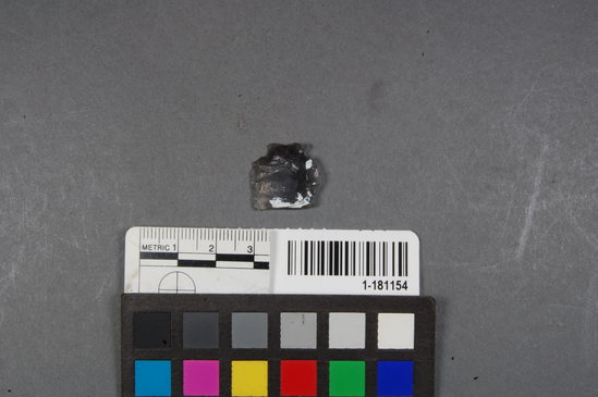 Hearst Museum object titled Point, accession number 1-181154, described as Obsidian, projectile, fragment