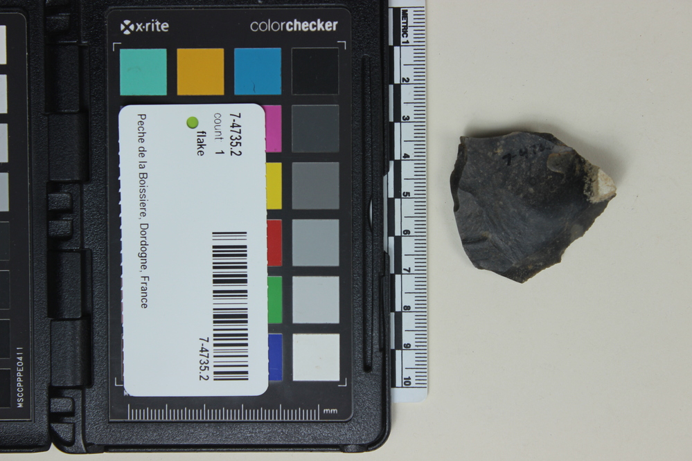 Hearst Museum object titled Flake, accession number 7-4735.2, no description available.