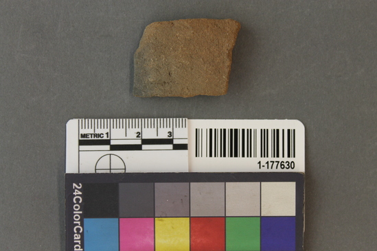 Hearst Museum object titled Potsherd, accession number 1-177630, described as Rim.