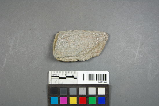 Hearst Museum object titled Metate fragment, accession number 1-185504, described as Schist.